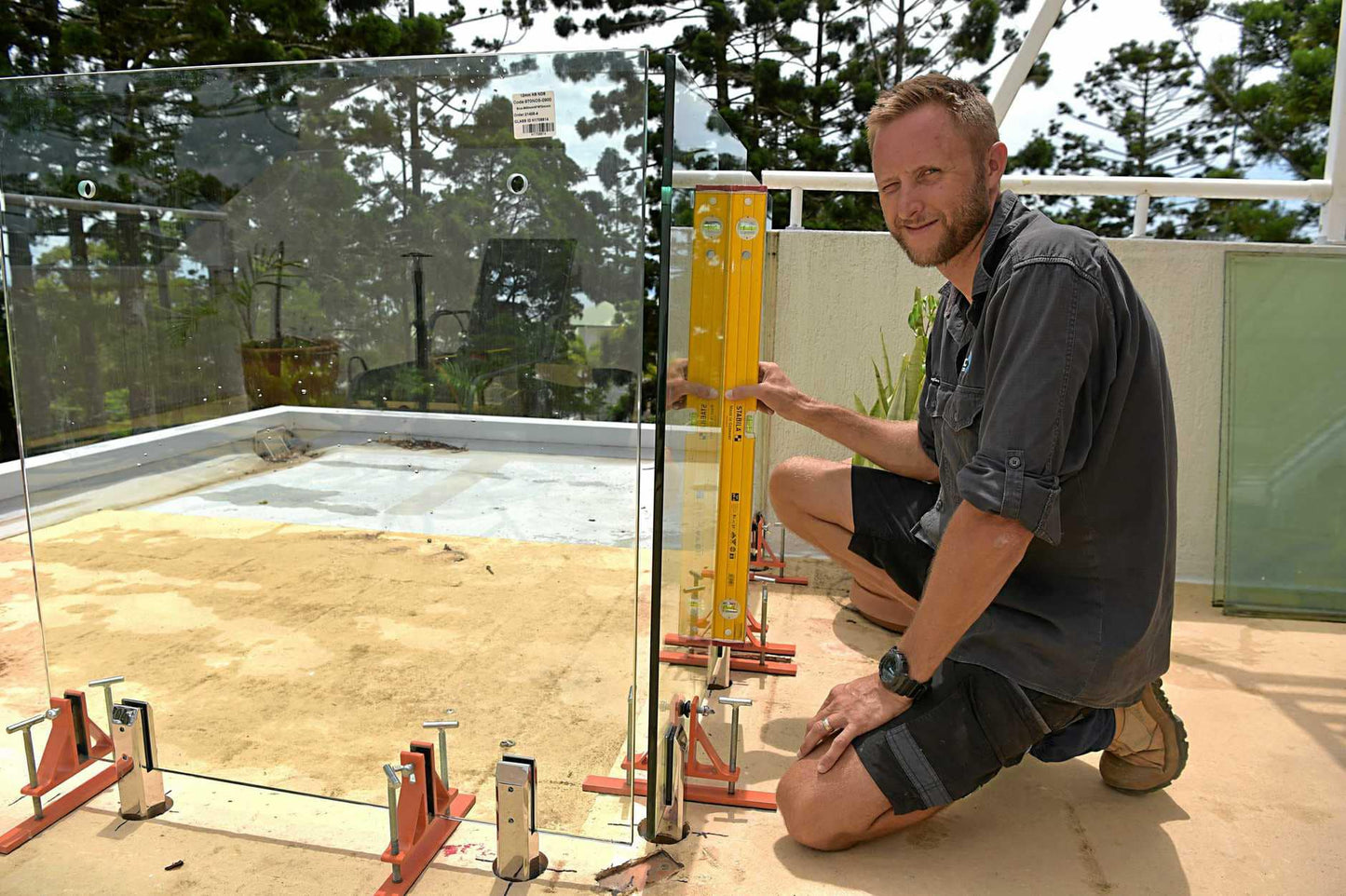 Installing Glass Balustrading using GlassMate